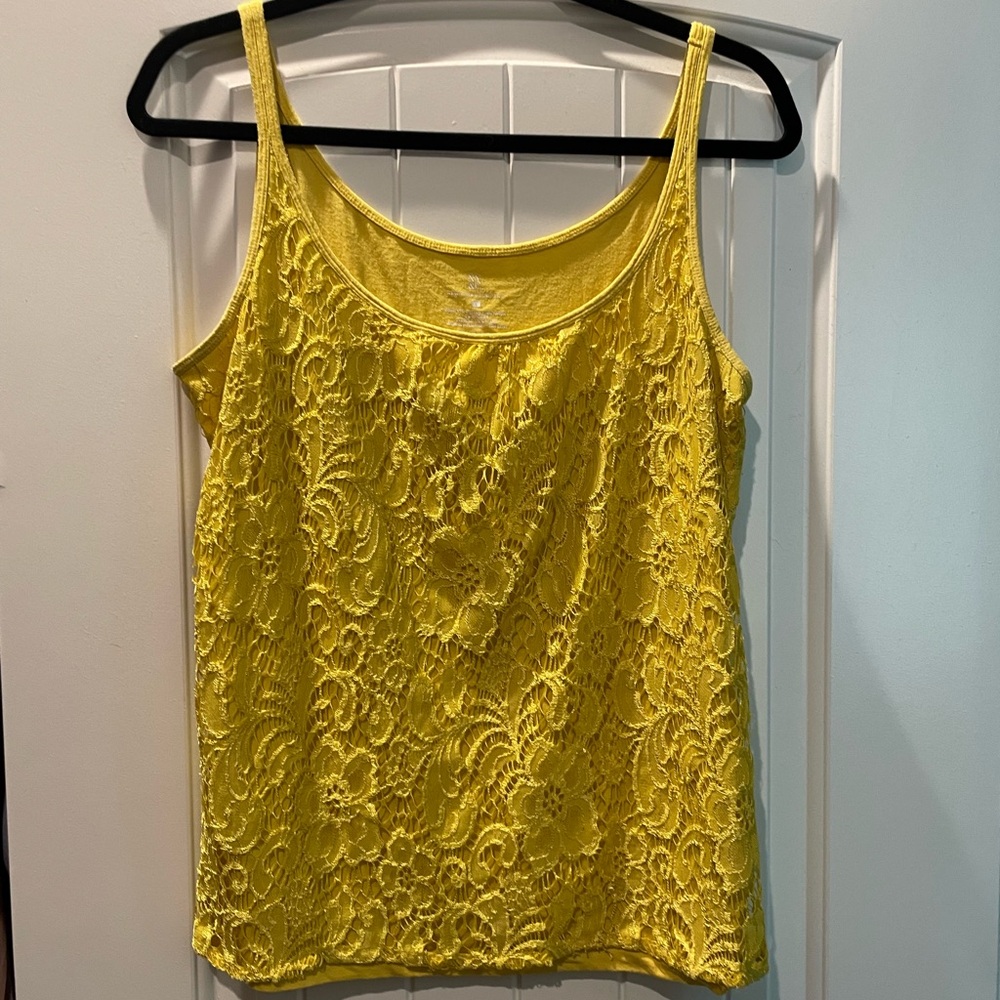 Yellow tank top